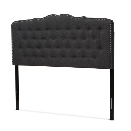 Baxton Studio Lucy Modern Dark Grey Queen Size Headboard 135-7277